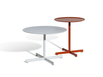 BOB OUTDOOR - Round stainless steel garden side table by Poltrona Frau - view 3